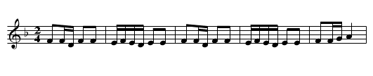 Brudl&aring;t fr&aring;n &Ouml;je Kapell - staff notation