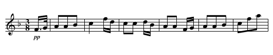 BRUNSWICK WALTZ - staff notation