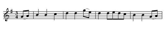 BRUNSWICK WALTZ - staff notation