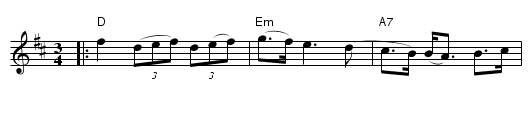Brurleken &aring;t Sulhusgubba (pols) - staff notation