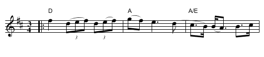Brurleken &aring;t Sulhusgubba (pols) - staff notation