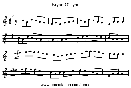 Bryan O'Lynn - staff notation