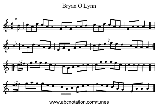 Bryan O'Lynn - staff notation