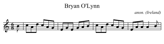 Bryan O'Lynn - staff notation