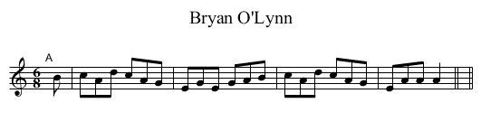 Bryan O'Lynn - staff notation