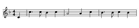Bu hoscht du hin das Zautle - staff notation