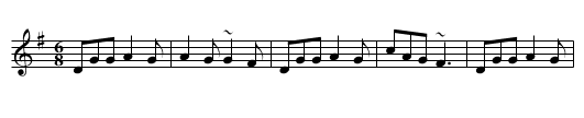 Buachaill Dreoite, An  - staff notation