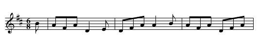Buachaill&iacute;n Bu&iacute;, An - staff notation