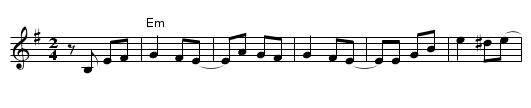 Bublichki - staff notation