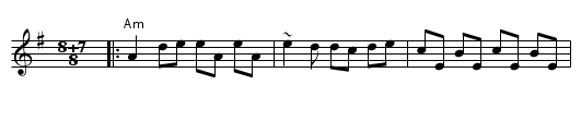 Bucimis - staff notation