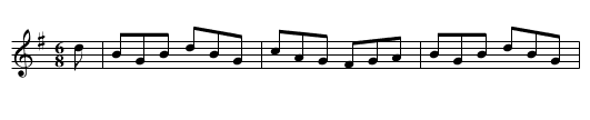 Buck in the Wood - staff notation