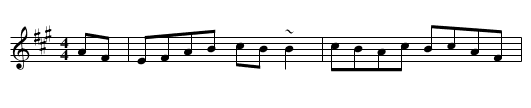 Buck Moran's - staff notation