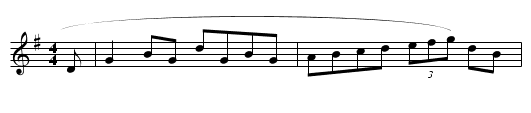 Buckley's Fancy - staff notation