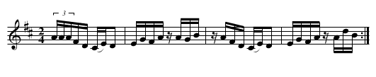 Buckley's Favorite Jig - staff notation