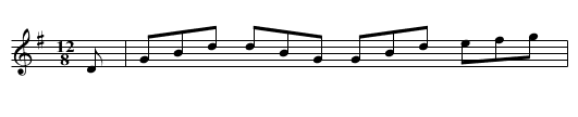 Bucks of Dublin - staff notation
