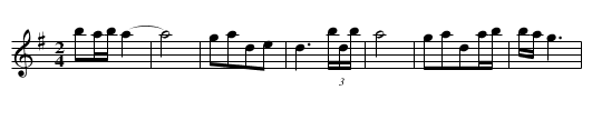 Buda haozi lengle tai - staff notation