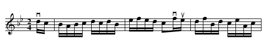 Buena Vista -- Hornpipe - staff notation