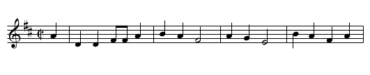 Buffalo Girls - staff notation