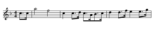 BUFFALO MARCH - staff notation