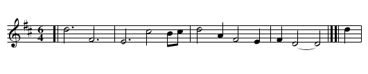 Buff-Coat - staff notation