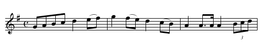 Buffilleer's March - staff notation