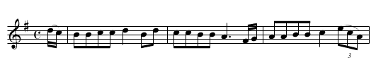 Bugal Quick Step. JBut.604, A - staff notation