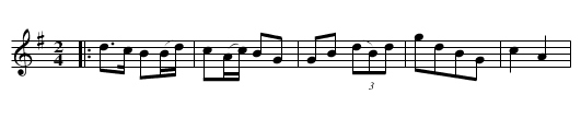 Bugge og Busk - staff notation