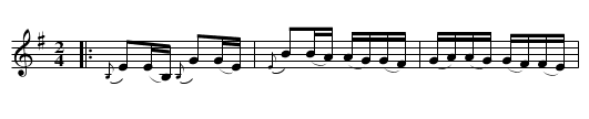 Bugich's  Khosidl #2 - staff notation