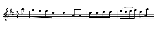 Bugle Horn. JC.075 - staff notation