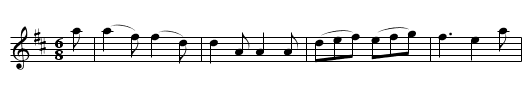 Bugle Horn. JC.134 - staff notation