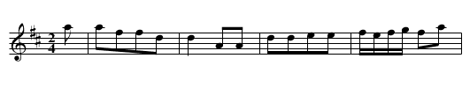 Bugle Horn - staff notation