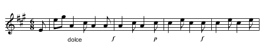 Bugle Quick Step EHo.061 - staff notation