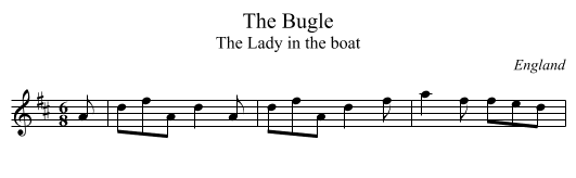 Bugle, The - staff notation