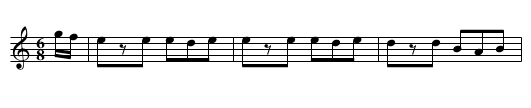 Bugler's Dance - staff notation