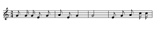 Buhe nuyide batou weng - staff notation