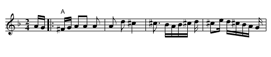 Buhusher Chosidl - staff notation