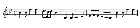Buildings in Harliquin, The - staff notation