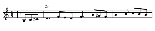 Bulgar (Frailach) - staff notation