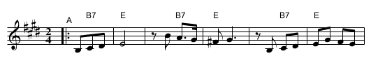 Bulgar (I-15) in D #1 - staff notation