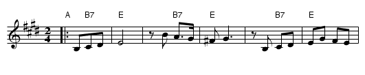 Bulgar (I-15) in D #1 - staff notation