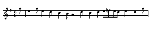 bulgarski zhok - staff notation