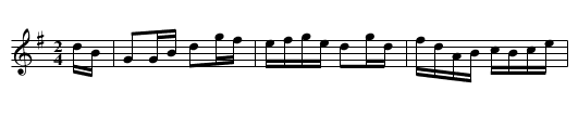 Bull Run Picnic - staff notation