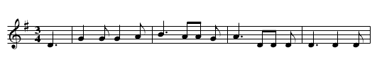 Bullocky Oh - staff notation