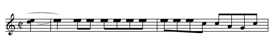 Bumblebee in a Jug [2] - staff notation