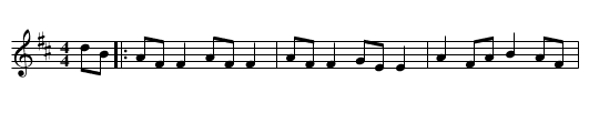 Bumper Allen's Delight - staff notation