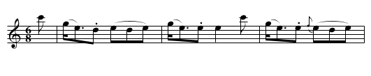 Bunch of Green Rushes [2], The - staff notation