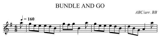 BUNDLE AND GO - staff notation