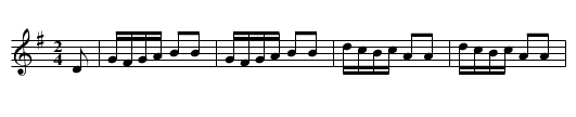 Bunte Polka - staff notation