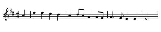 Burke's Confession - staff notation