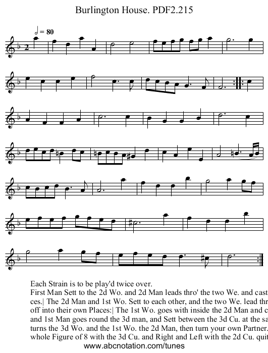 Burlington House. PDF2.215 - staff notation